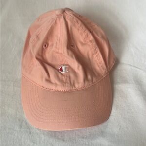 Champion Pink Hat Classic Embroidered Logo